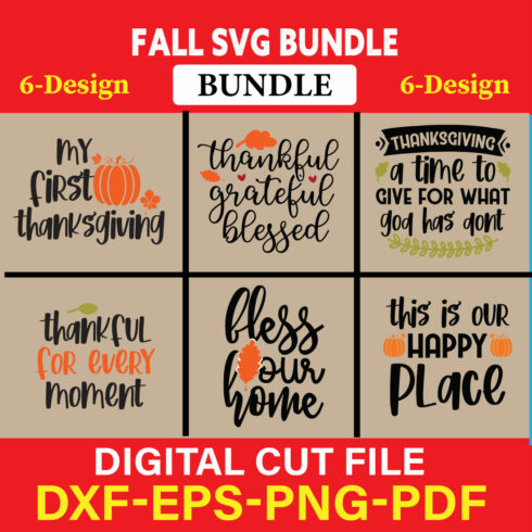 Fall SVG, Fall SVG Bundle, Autumn Svg, Thanksgiving Svg, Fall Svg Designs, Fall Sign, Autumn Bundle Svg, Vol-02 cover image.