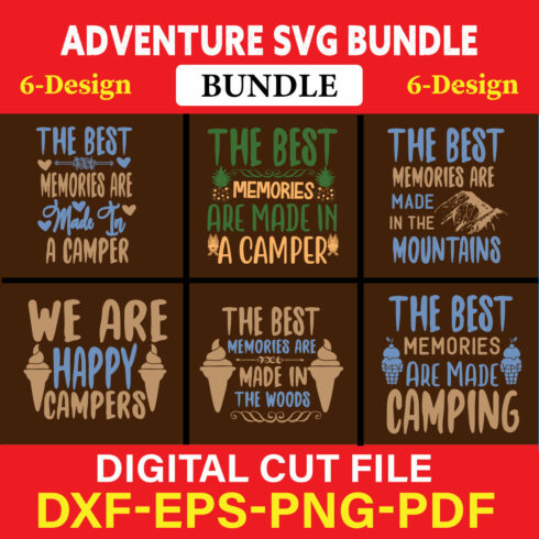 Adventure T-shirt Design Bundle Vol-10 cover image.