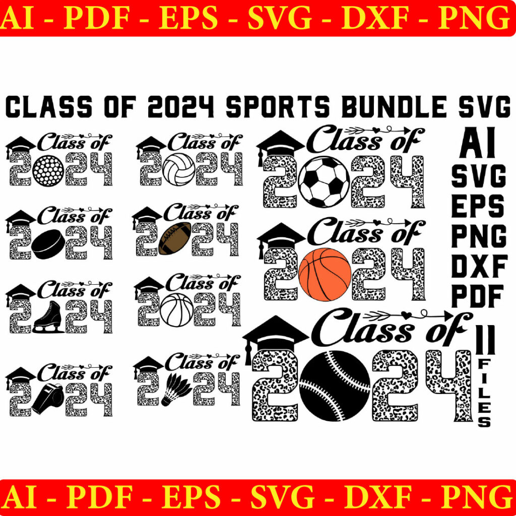 Class Of 2024 Sports Bundle Svg MasterBundles   01 256 1024x1024 