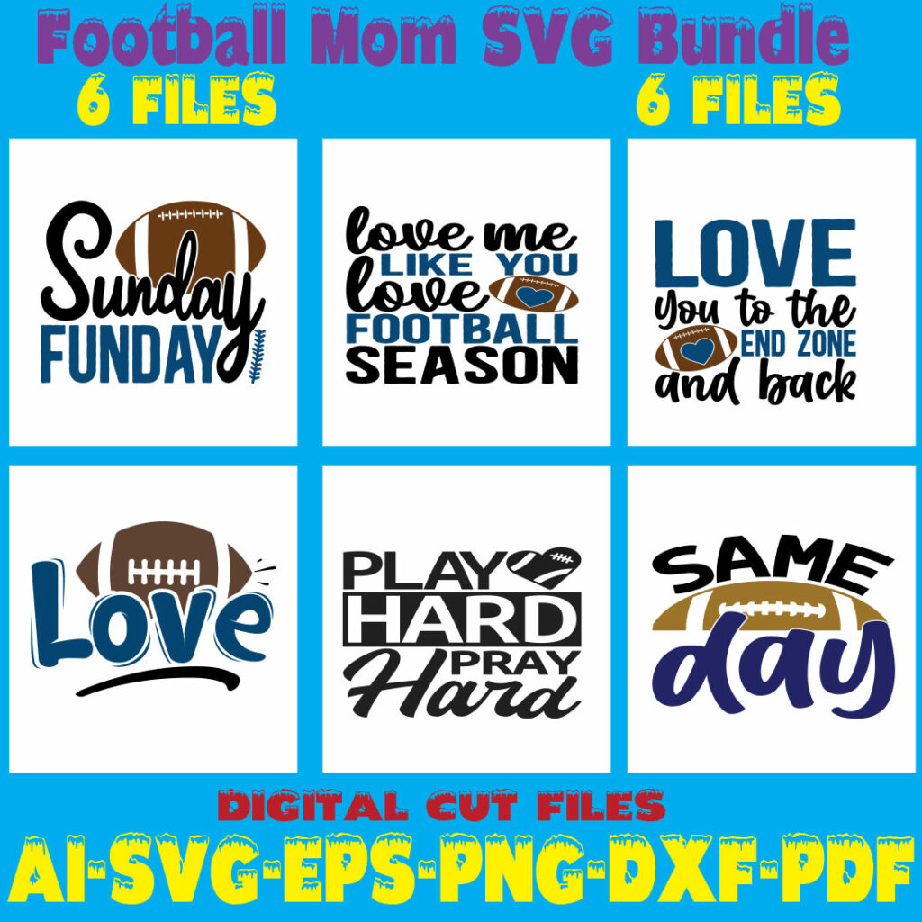 Football Mom SVG Bundle - MasterBundles