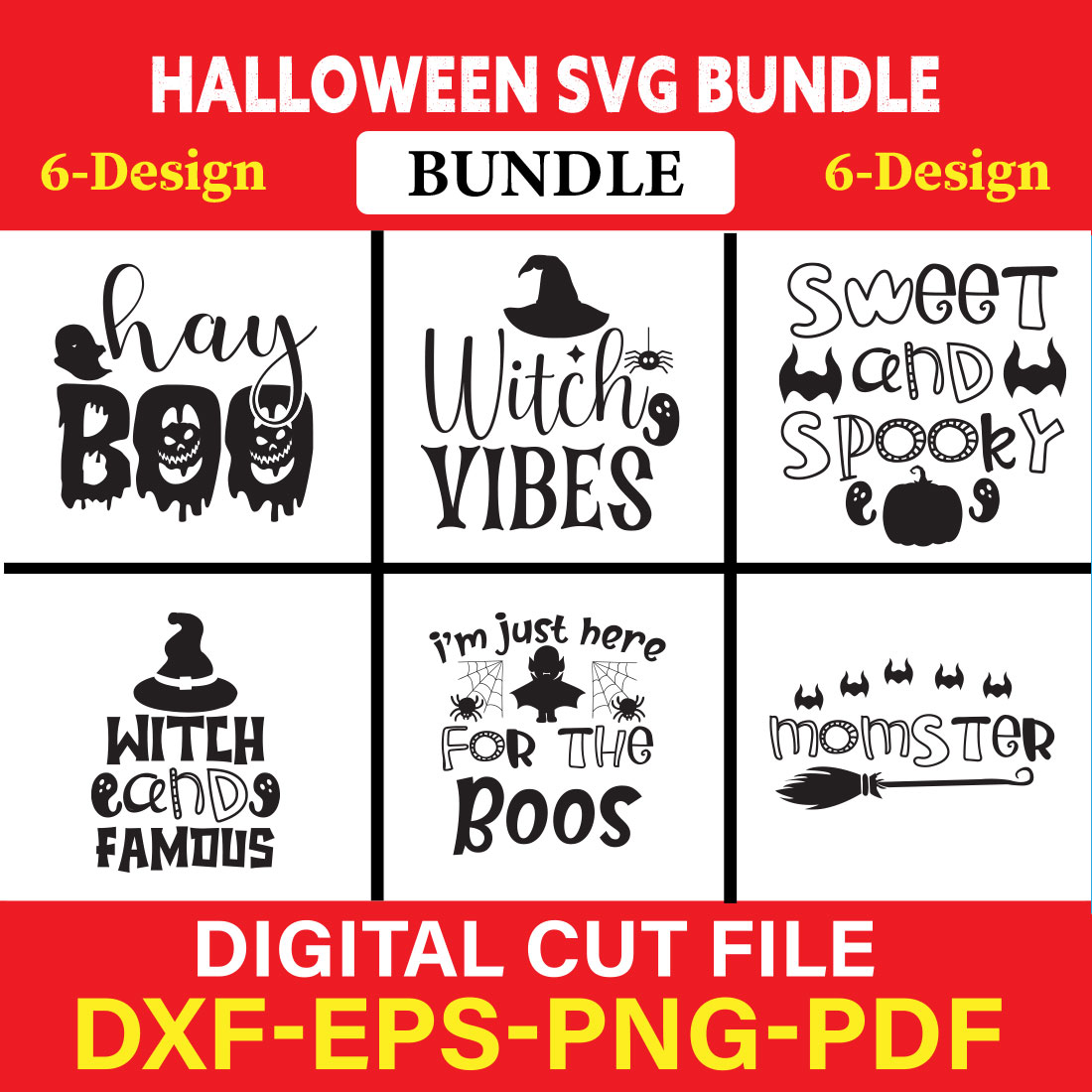 Halloween T-shirt Design Bundle Vol-14 cover image.