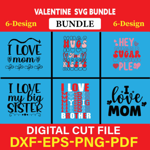 Valentine T-shirt Design Bundle Vol-12 cover image.