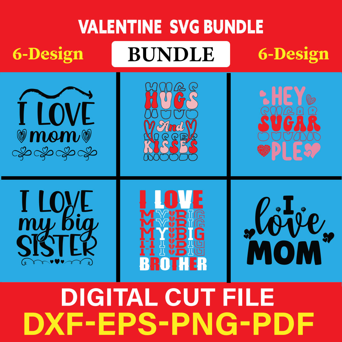 Valentine T-shirt Design Bundle Vol-12 cover image.