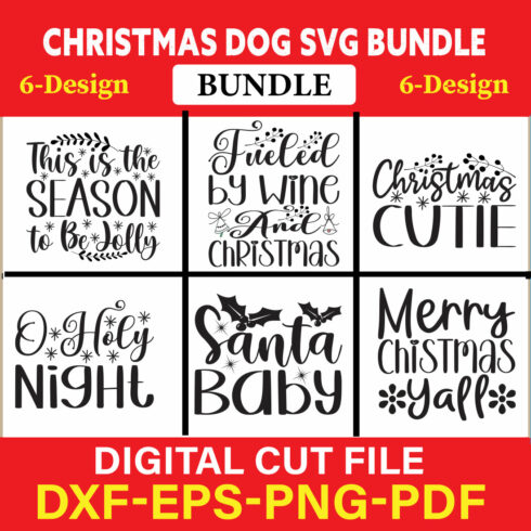 Christmas SVG Bundle / Funny Christmas SVG / Cut File vol-27 cover image.
