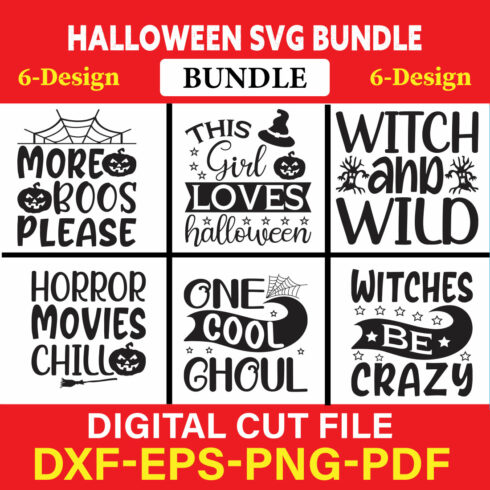 Halloween T-shirt Design Bundle Vol-8 cover image.