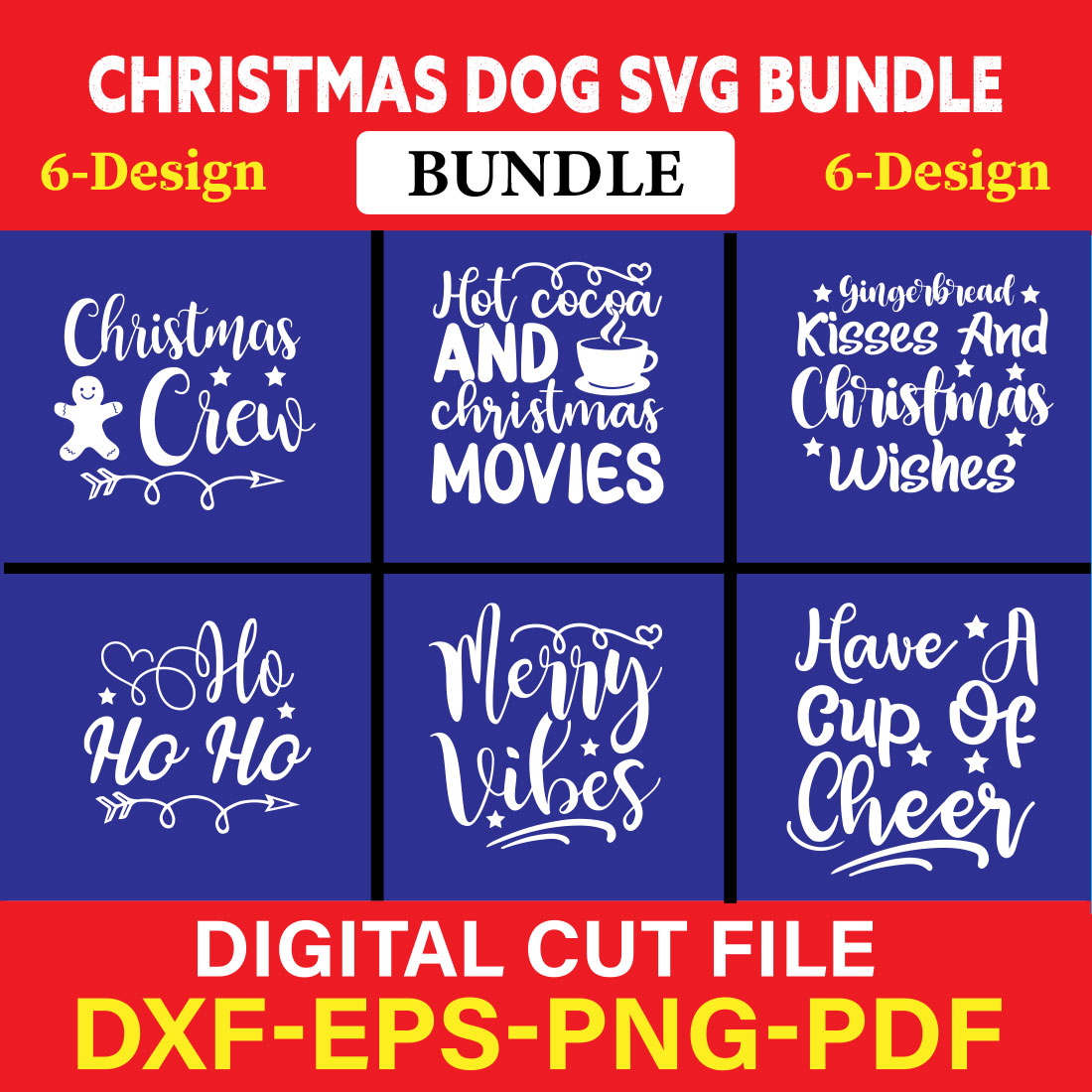 Christmas SVG Bundle / Funny Christmas SVG / Cut File vol-07 cover image.
