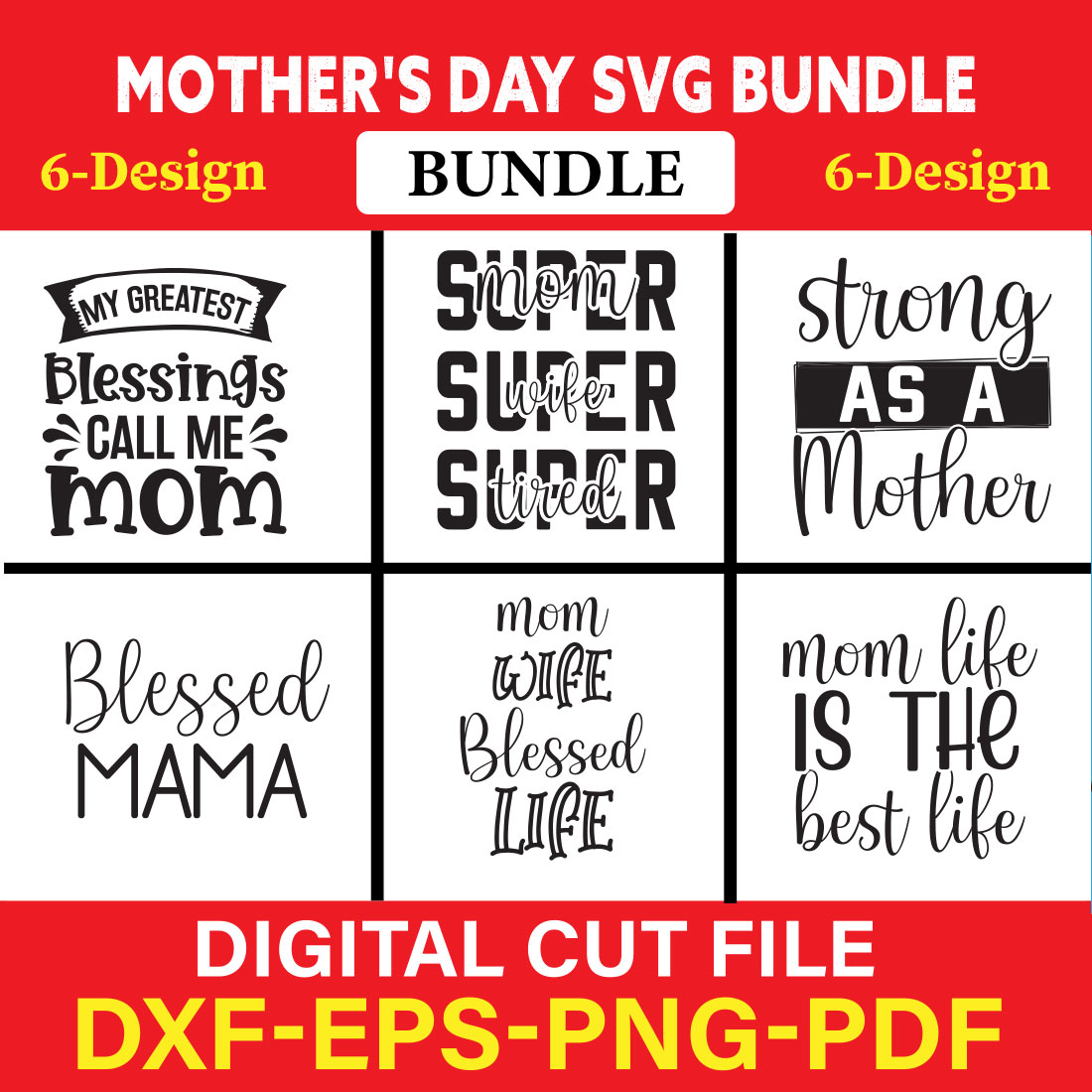 Mother's Day T-shirt Design Bundle Vol-13 cover image.