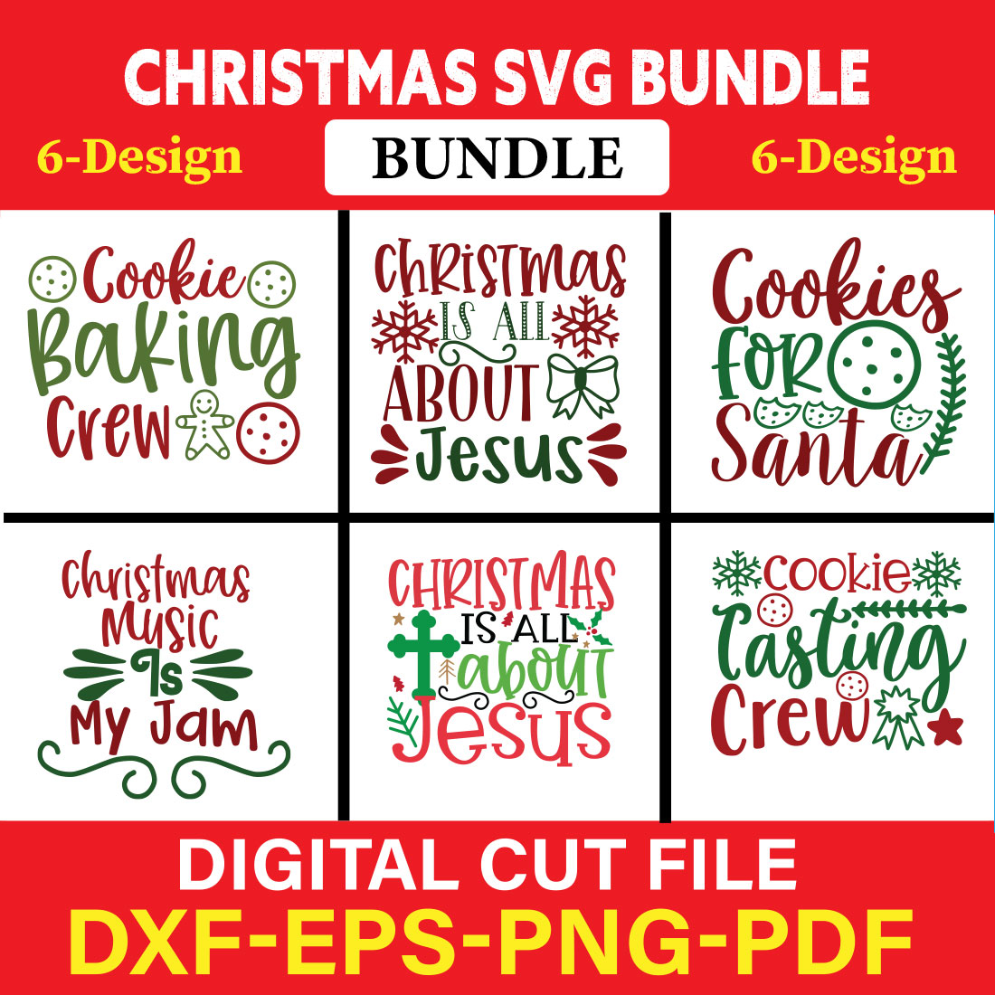 Christmas T-shirt Design Bundle Vol-17 cover image.