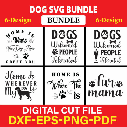 Dog T-shirt Design Bundle Vol-18 cover image.