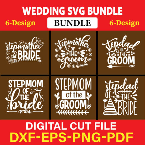 Wedding T-shirt Design Bundle Vol-27 cover image.