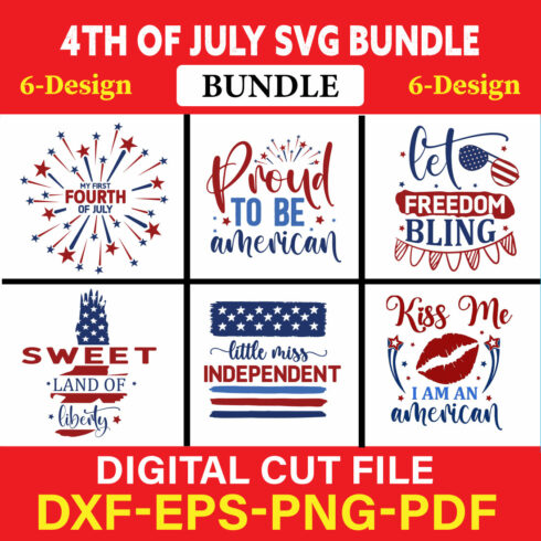 4th Of July T-shirt Design Bundle Vol-10 cover image.