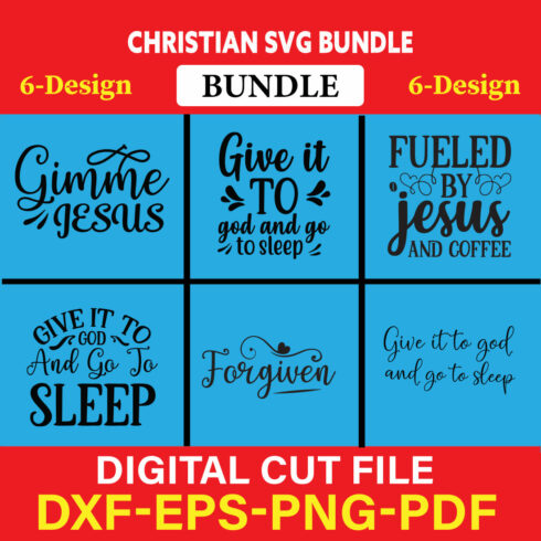 Christian T-shirt Design Bundle Vol-9 cover image.