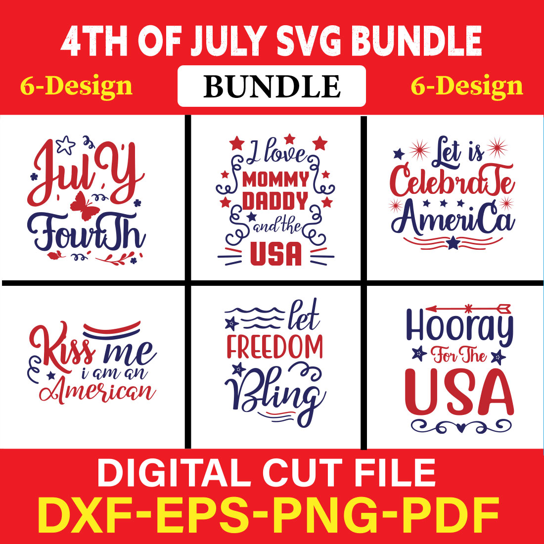 I LOVE AMERICAN T-SHIRTS FOR 4TH JULY - MasterBundles