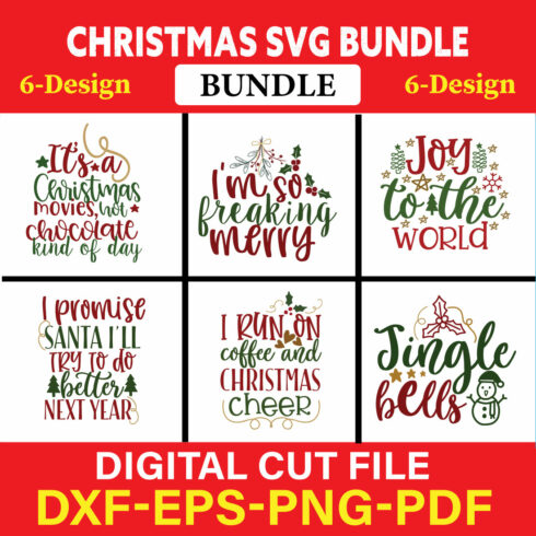 Christmas T-shirt Design Bundle Vol-28 cover image.