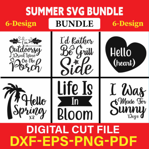 Summer T-shirt Design Bundle Vol-20 cover image.