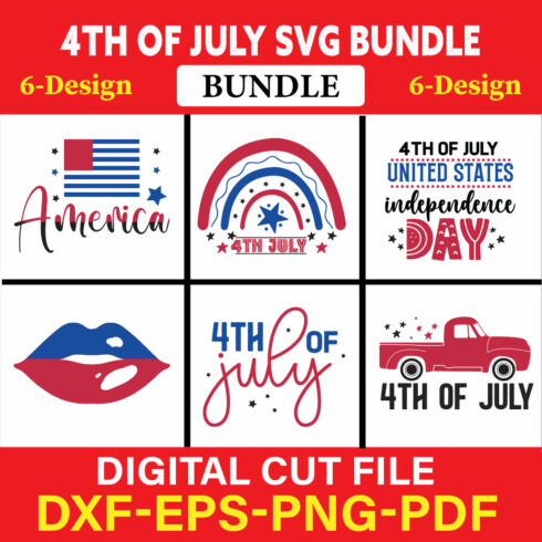 4th Of July T-shirt Design Bundle Vol-8 cover image.