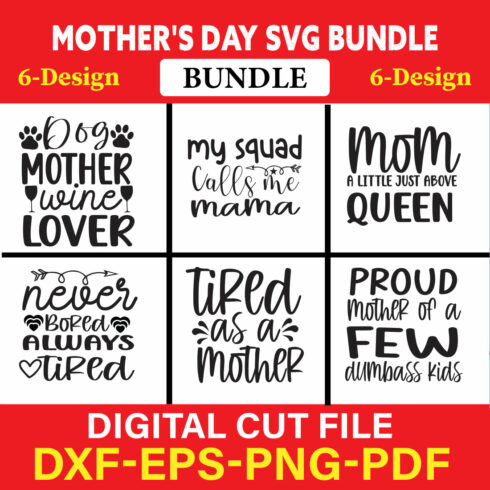 Mother's Day T-shirt Design Bundle Vol-9 cover image.