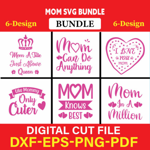 Mom T-shirt Design Bundle Vol-13 cover image.