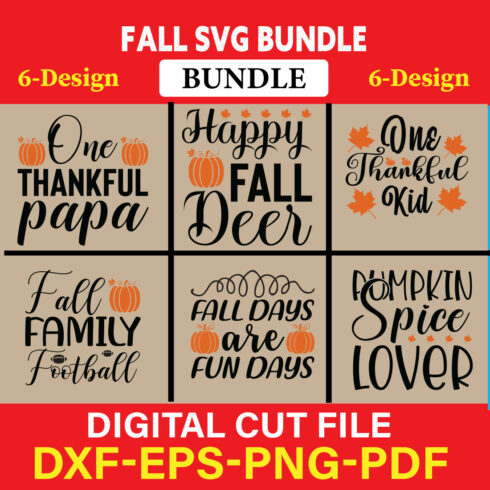 Fall SVG, Fall SVG Bundle, Autumn Svg, Thanksgiving Svg, Fall Svg Designs, Fall Sign, Autumn Bundle Svg, Vol-07 cover image.