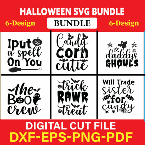 Halloween Svg Bundle, Halloween Bundle, Witch svg, Ghost svg, Pumpkin svg, Halloween Vector, Cricut, Funny Mom Svg Vol-11 cover image.