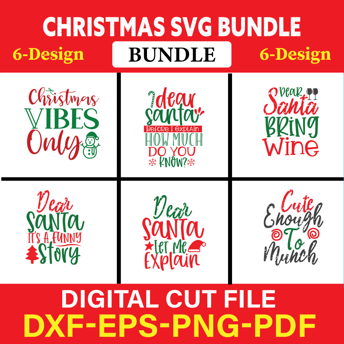 Christmas T-shirt Design Bundle Vol-11 cover image.