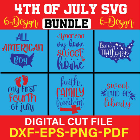 4th of July SVG Bundle Vol-2 cover image.