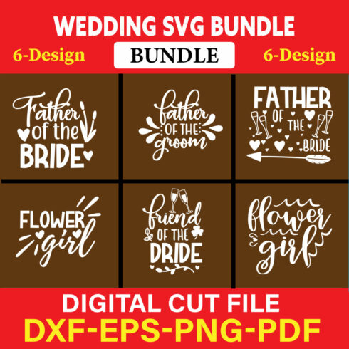 Wedding T-shirt Design Bundle Vol-15 cover image.
