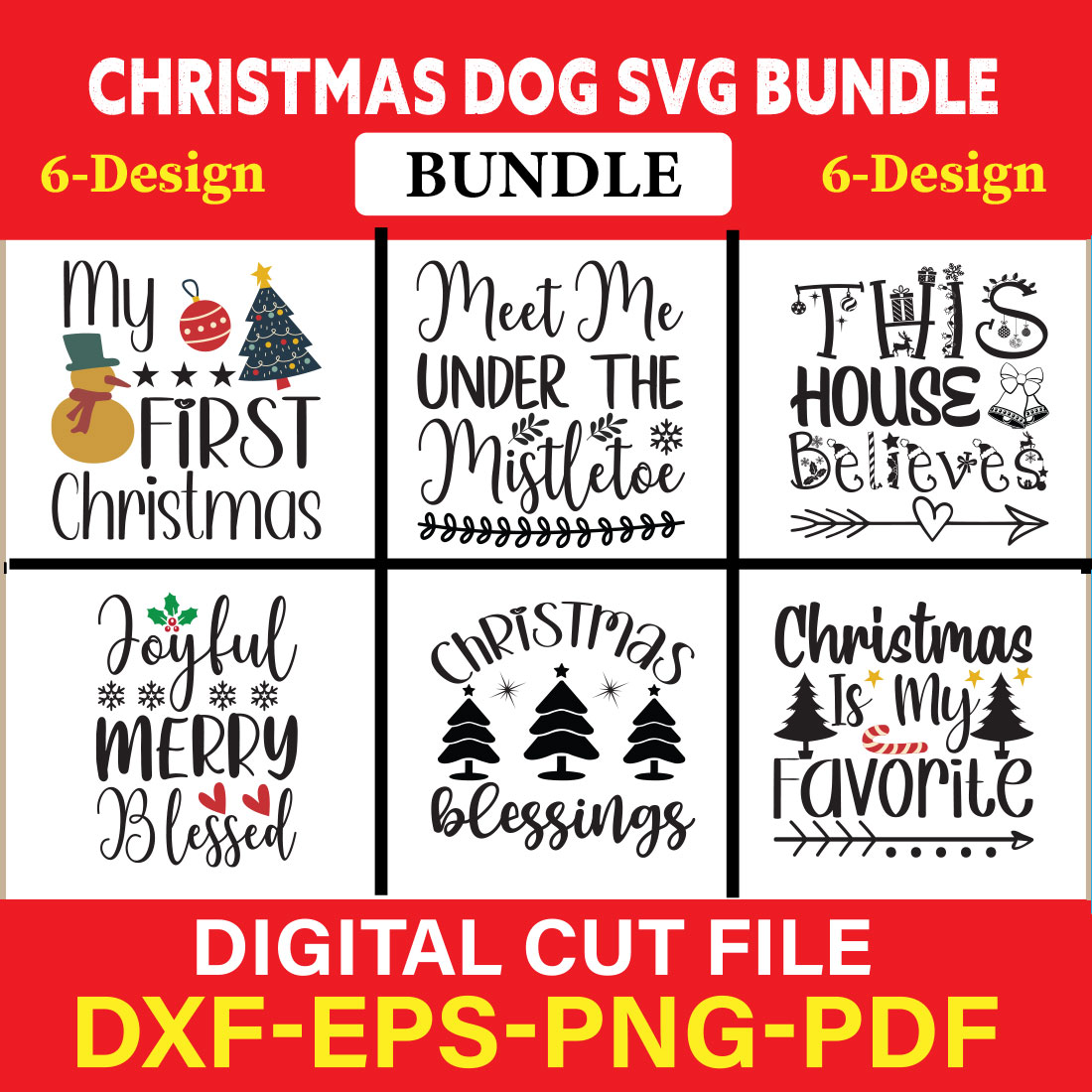 Christmas SVG Bundle / Funny Christmas SVG / Cut File vol-23 cover image.