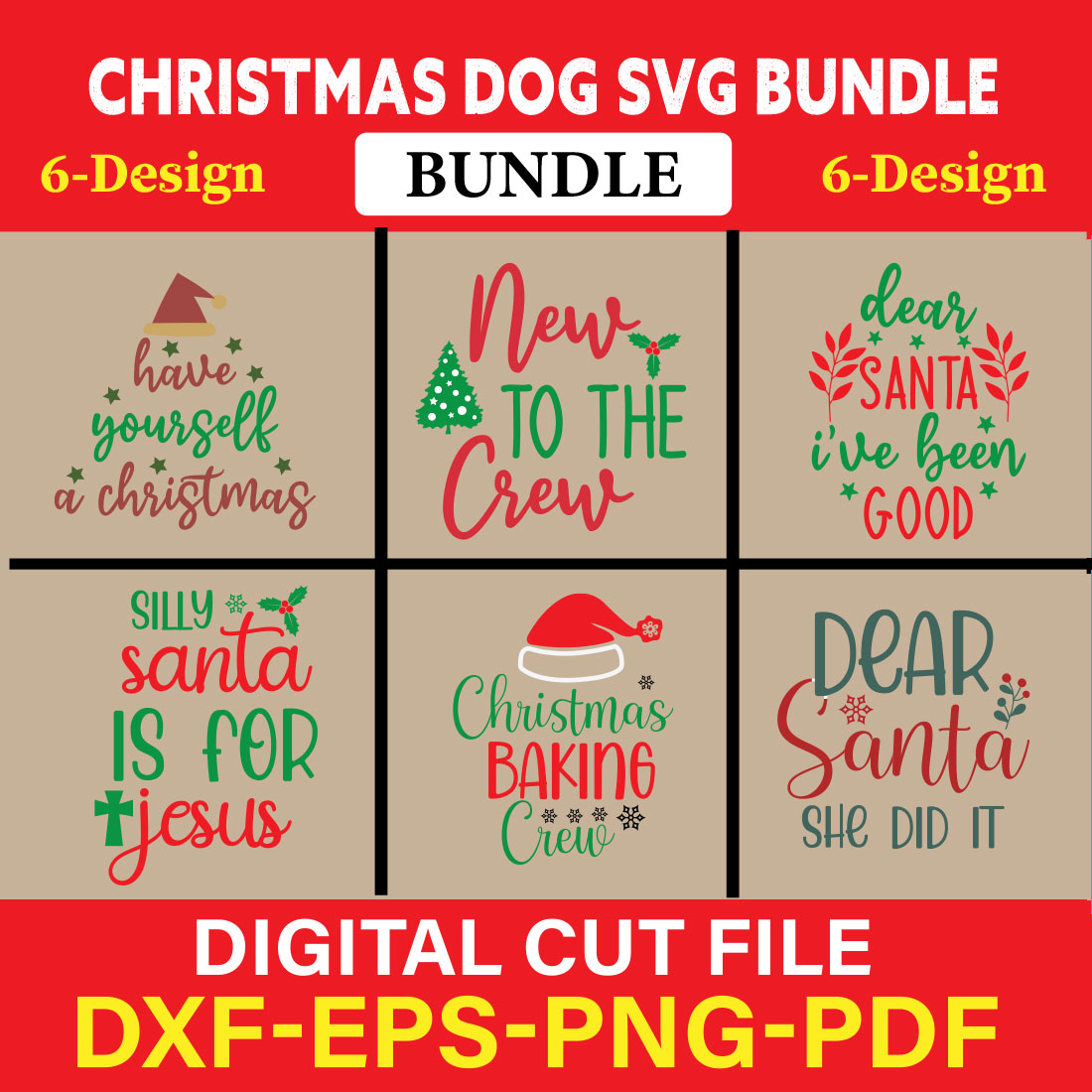 Christmas SVG Bundle / Funny Christmas SVG / Cut File vol-28 cover image.