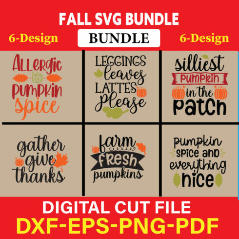 Fall SVG, Fall SVG Bundle, Autumn Svg, Thanksgiving Svg, Fall Svg Designs, Fall Sign, Autumn Bundle Svg, Vol-03 cover image.