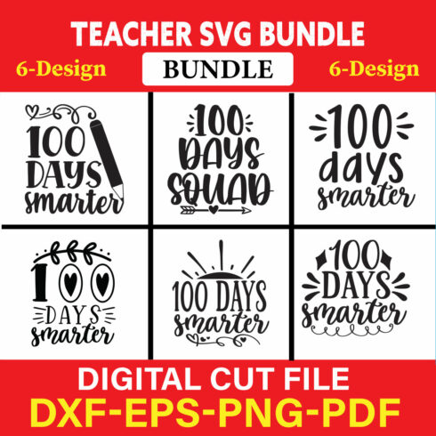 Teacher T-shirt Design Bundle Vol-5 cover image.