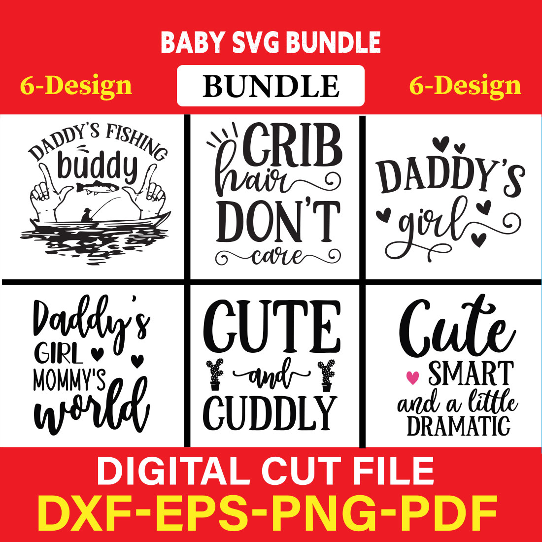 Baby T-shirt Design Bundle Vol-2 cover image.