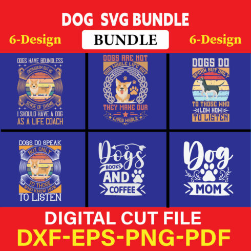 Dog T-shirt Design Bundle Vol-2 cover image.