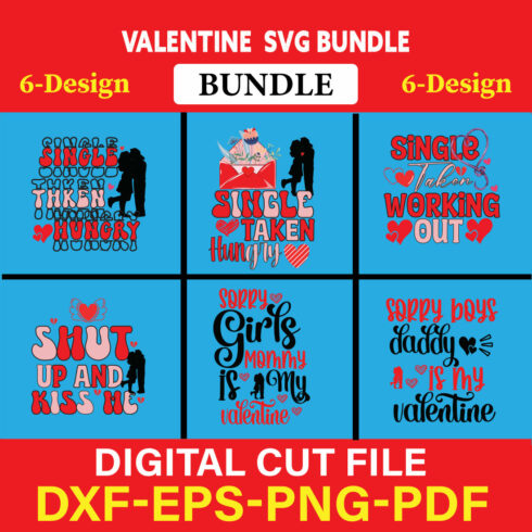 Valentine T-shirt Design Bundle Vol-21 cover image.