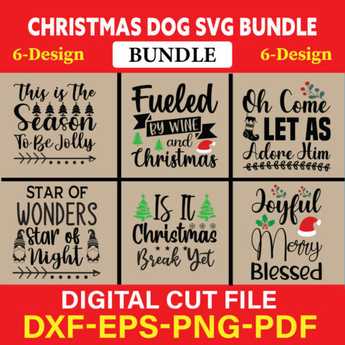 Christmas SVG Bundle / Funny Christmas SVG / Cut File vol-13 cover image.