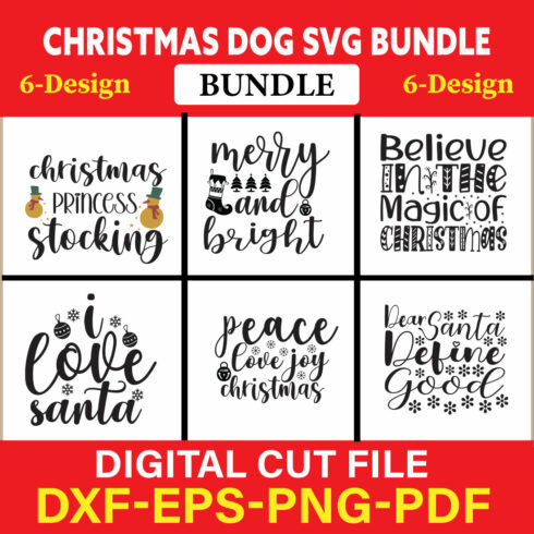 Christmas SVG Bundle / Funny Christmas SVG / Cut File vol-18 cover image.