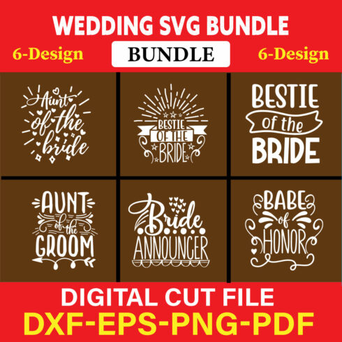 Wedding T-shirt Design Bundle Vol-10 cover image.