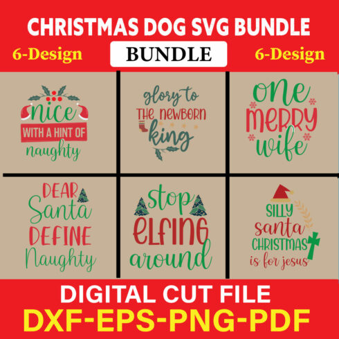 Christmas SVG Bundle / Funny Christmas SVG / Cut File vol-29 cover image.