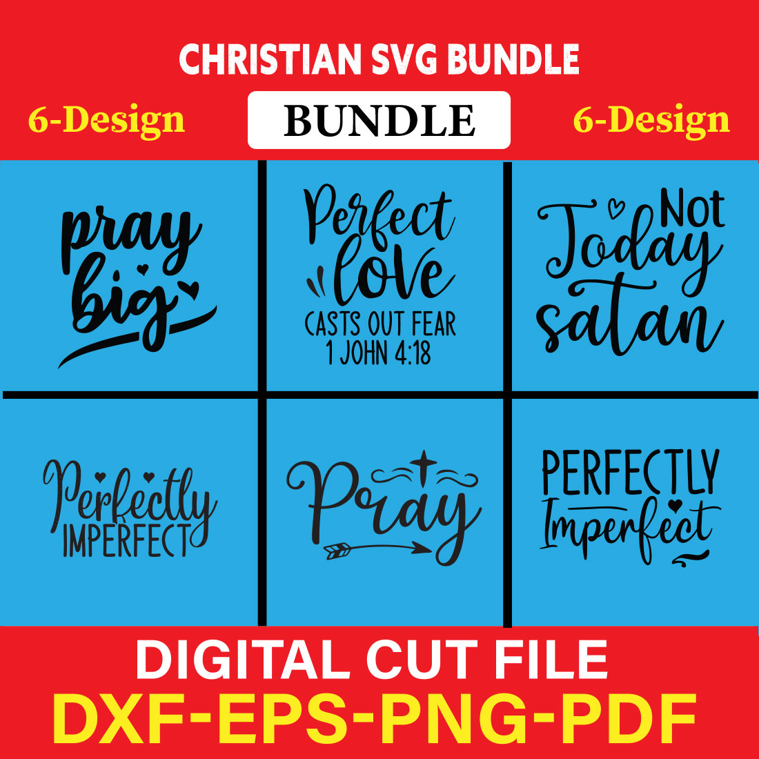 Christian T-shirt Design Bundle Vol-19 cover image.