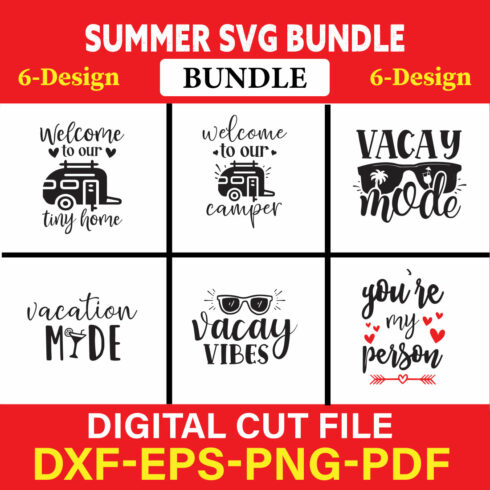 Summer T-shirt Design Bundle Vol-17 cover image.