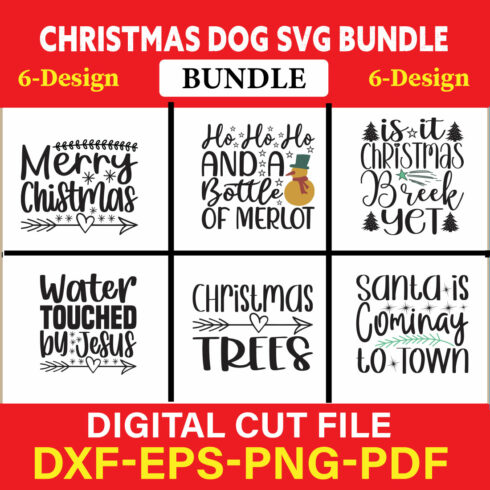 Christmas SVG Bundle / Funny Christmas SVG / Cut File vol-26 cover image.