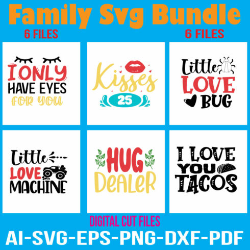 Family Svg Bundle cover image.