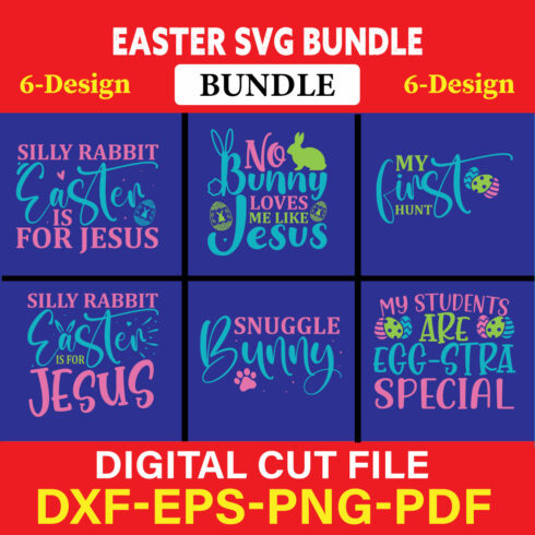 Easter T-shirt Design Bundle Vol-5 cover image.