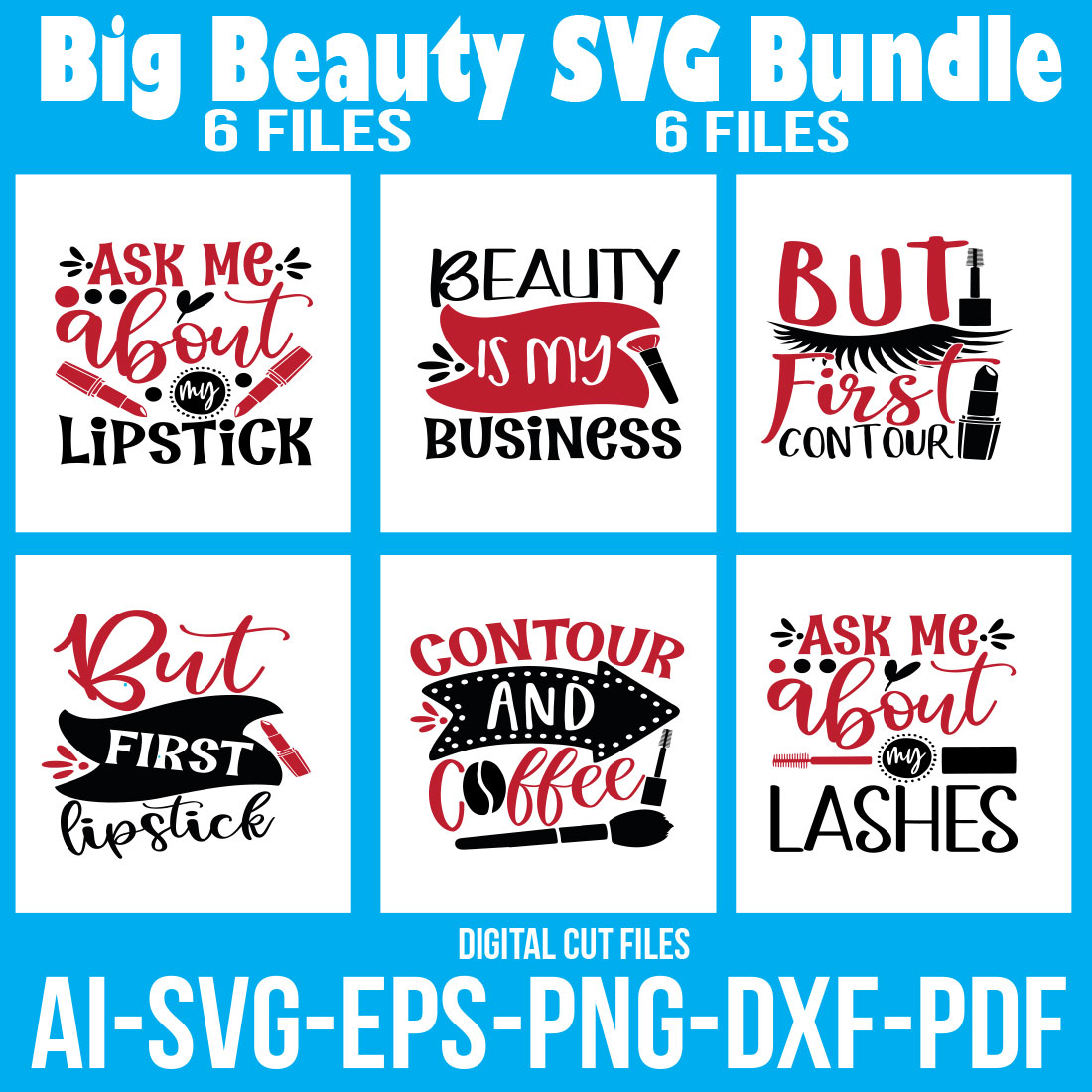 Big Beauty SVG Bundle cover image.