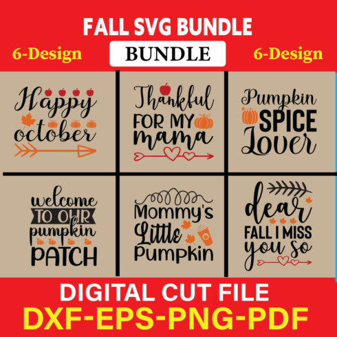 Fall SVG, Fall SVG Bundle, Autumn Svg, Thanksgiving Svg, Fall Svg Designs, Fall Sign, Autumn Bundle Svg, Vol-08 cover image.