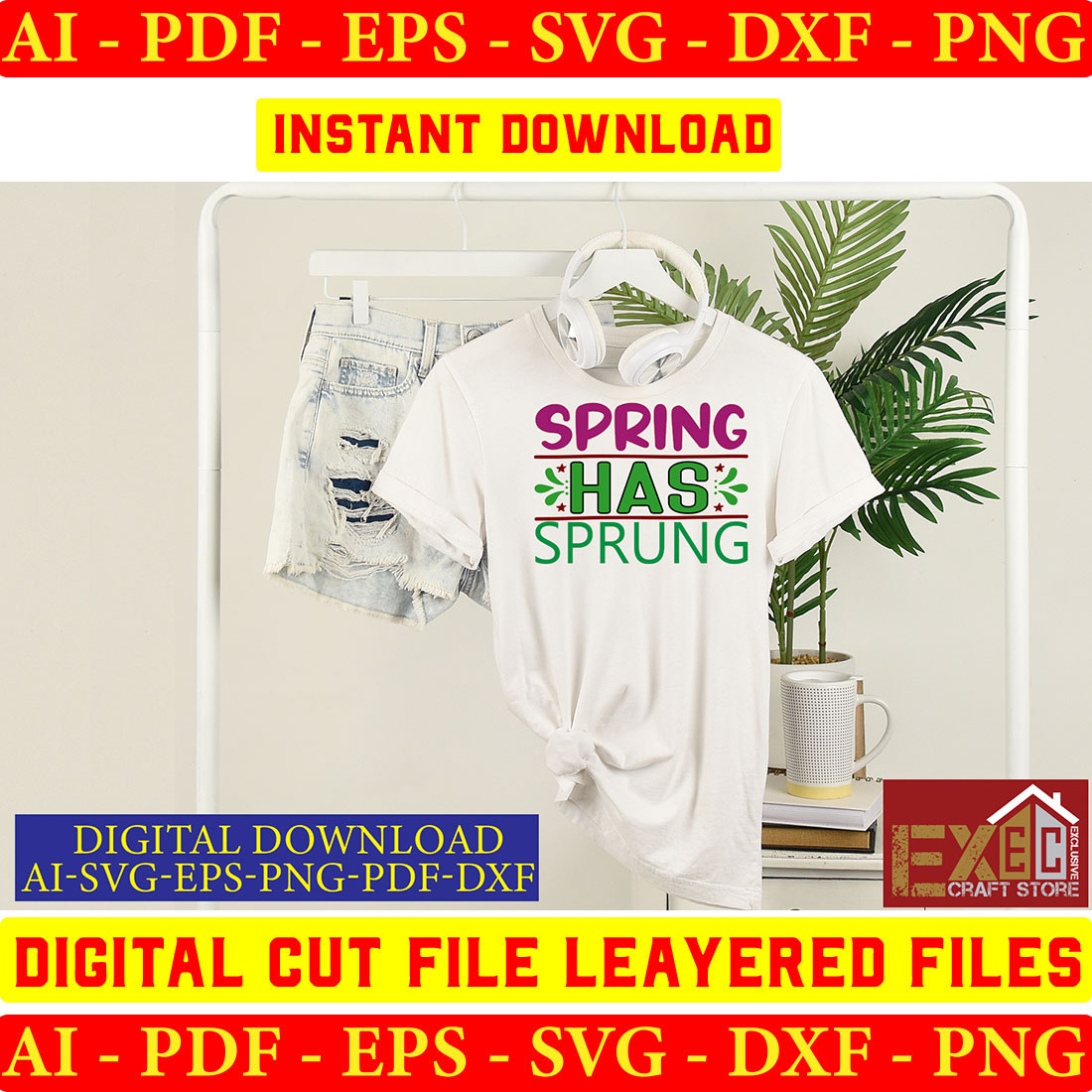 Spring Bundle SVG Files Vol-03 preview image.