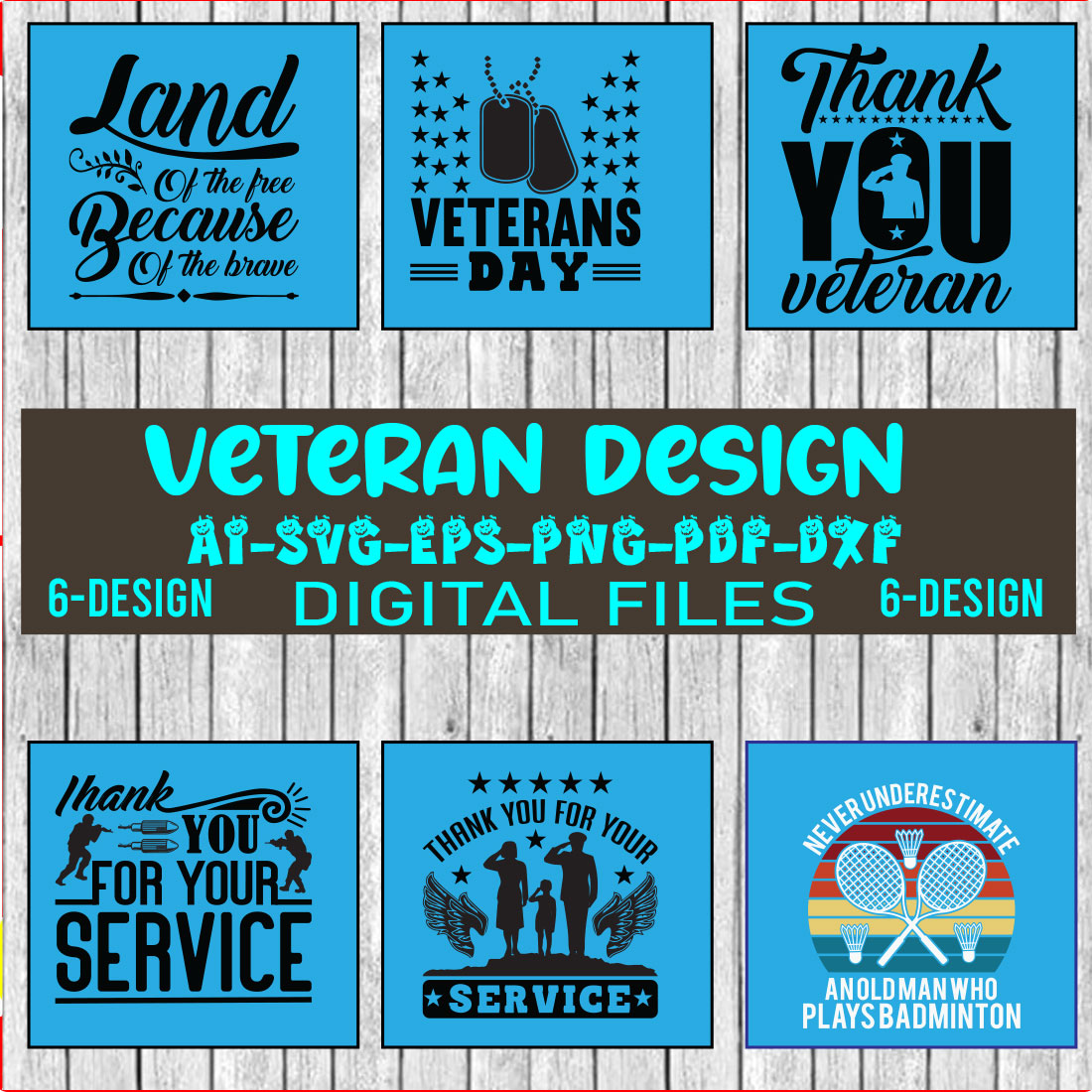 Veterans Day Bundle design Sublimation Cricut, Cricut print file, Veterans Day svg bundle Vol-02 cover image.