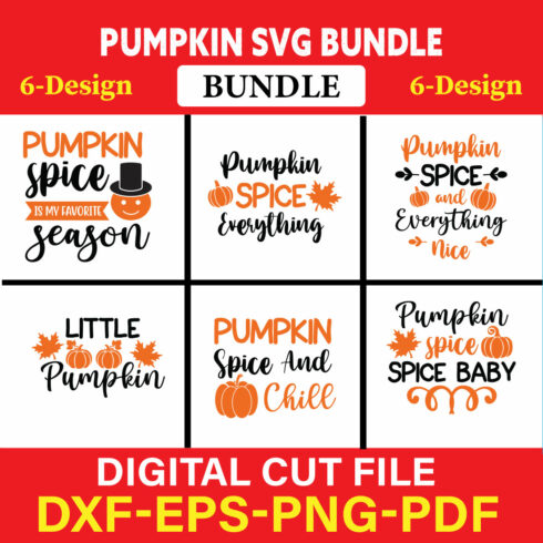 Pumpkin svg bundle T-shirt Design Bundle Vol-2 cover image.