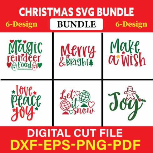 Christmas T-shirt Design Bundle Vol-42 cover image.