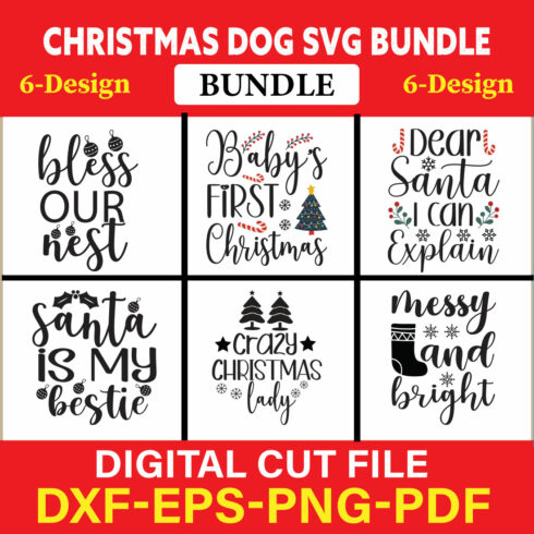 Christmas SVG Bundle / Funny Christmas SVG / Cut File vol-21 cover image.